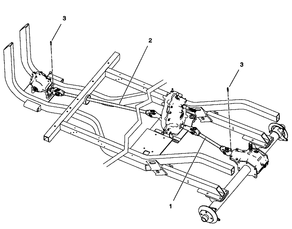 Схема запчастей Case IH SCOUT XL - (25.310.02) - PROP SHAFTS (25) - FRONT AXLE SYSTEM
