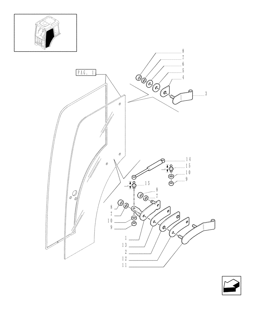 Схема запчастей Case IH JX1095C - (1.92.92[02]) - CAB DOORS - C5188 (10) - OPERATORS PLATFORM/CAB