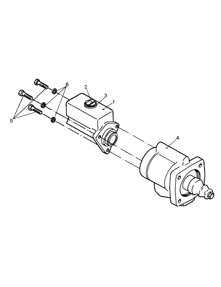 Схема запчастей Case IH ST450 - (05-04) - BRAKE MASTER CYLINDER ASSEMBLY (5.1) - BRAKES