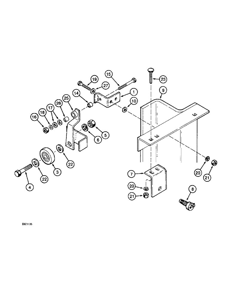 Схема запчастей Case IH 1800 - (9C-32) - BASKET INTERLOCK (16) - BASKET