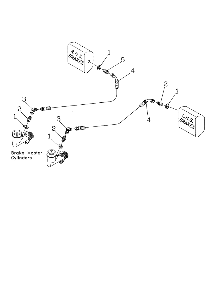 Схема запчастей Case IH 7000 - (B06-34) - HYDRAULIC CIRCUIT, BRAKES, 7000 Hydraulic Components & Circuits