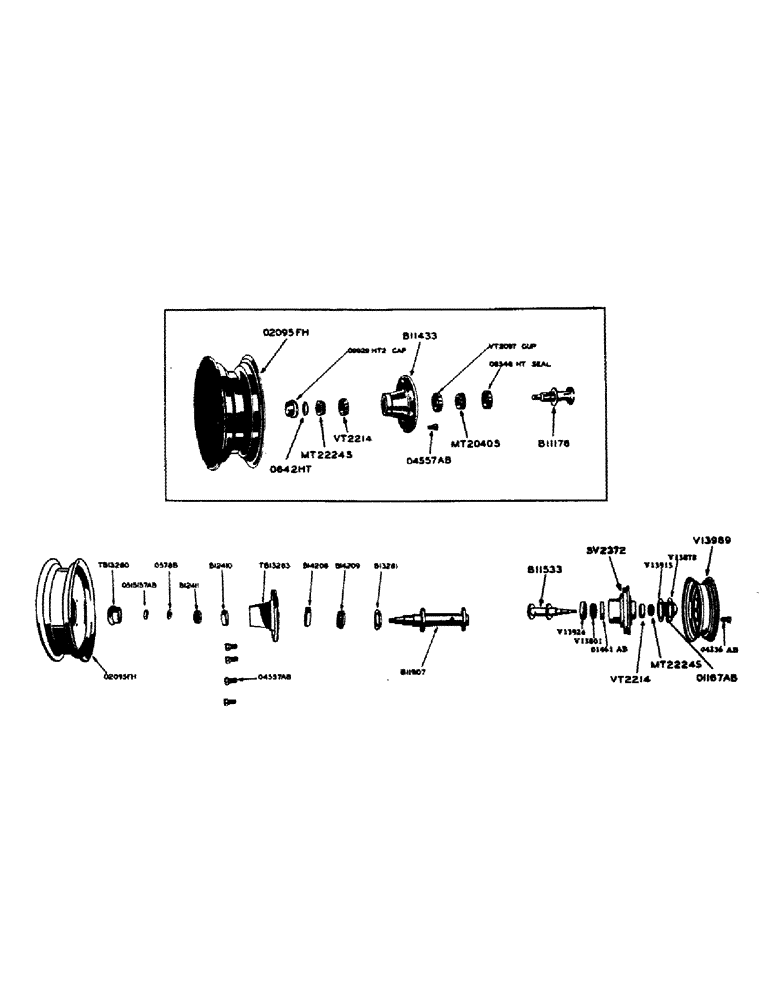 Схема запчастей Case IH 130 - (37) - WHEELS 
