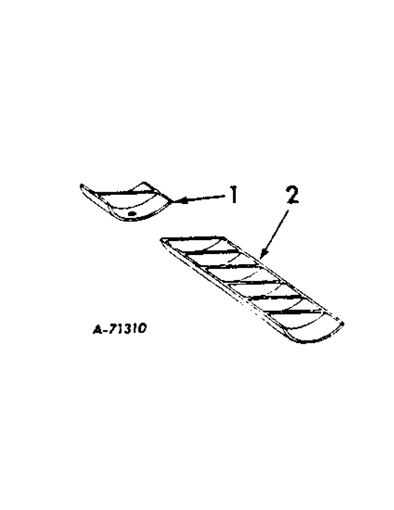 Схема запчастей Case IH 420 - (125) - ALUMINUM RIB COMPRESSOR PLATES (60) - PRODUCT FEEDING