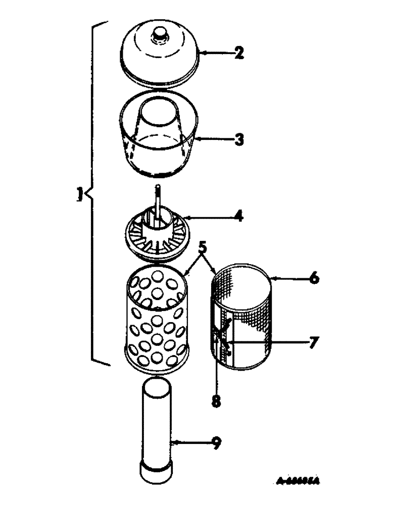 Схема запчастей Case IH 503 - (354) - C-282 ENGINE 3-11/16 X 4.390, PRE-CLEANER, PRE-SCREENER (10) - ENGINE