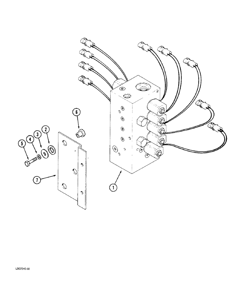 Схема запчастей Case IH 1822 - (8-62) - BASKET MANIFOLD VALVE MOUNTING (07) - HYDRAULICS
