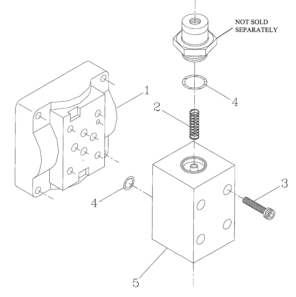 Схема запчастей Case IH 7700 - (B05[23]) - HYDRAULIC PILOT VALVE Hydraulic Components & Circuits