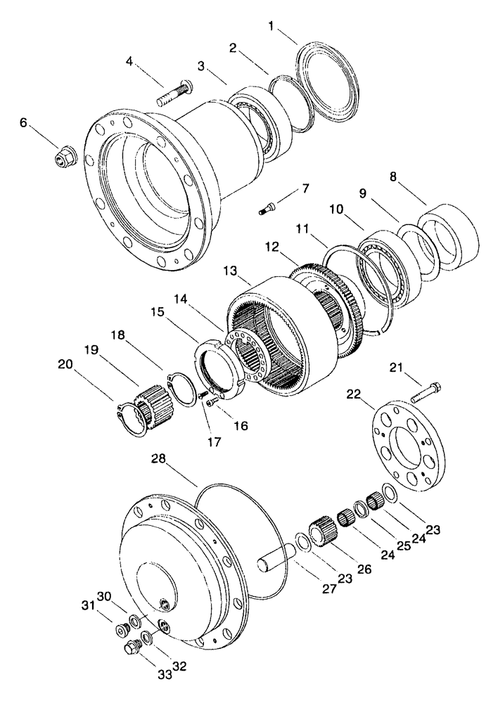 Схема запчастей Case IH AUSTOFT - (A02[04]) - FRONT AXLE-HUB Mainframe & Functioning Components
