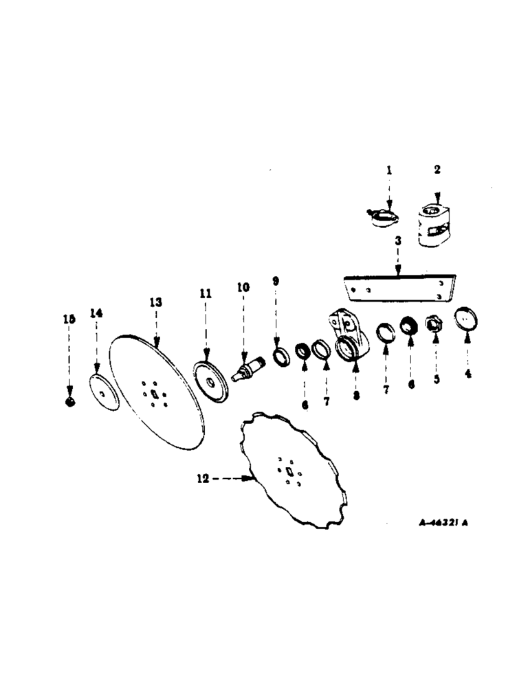 Схема запчастей Case IH 312 - (U-06) - HEAVY-DUTY ROLLING COLTERS, ONE PER FURROW 
