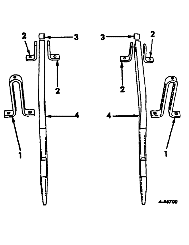 Схема запчастей Case IH 311 - (Q-09) - COUPLING BEAM 