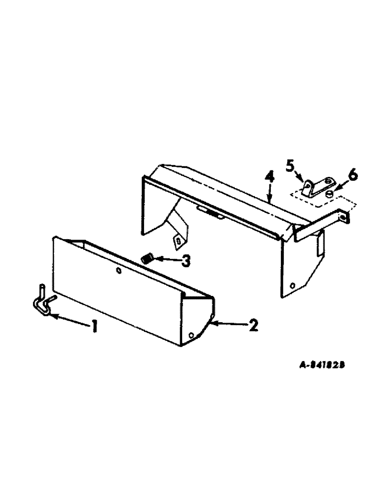 Схема запчастей Case IH 656 - (M-6[A]) - SEAT, OPERATORS PLATFORM AND MISCELLANEOUS, TOOL BOX (10) - OPERATORS PLATFORM