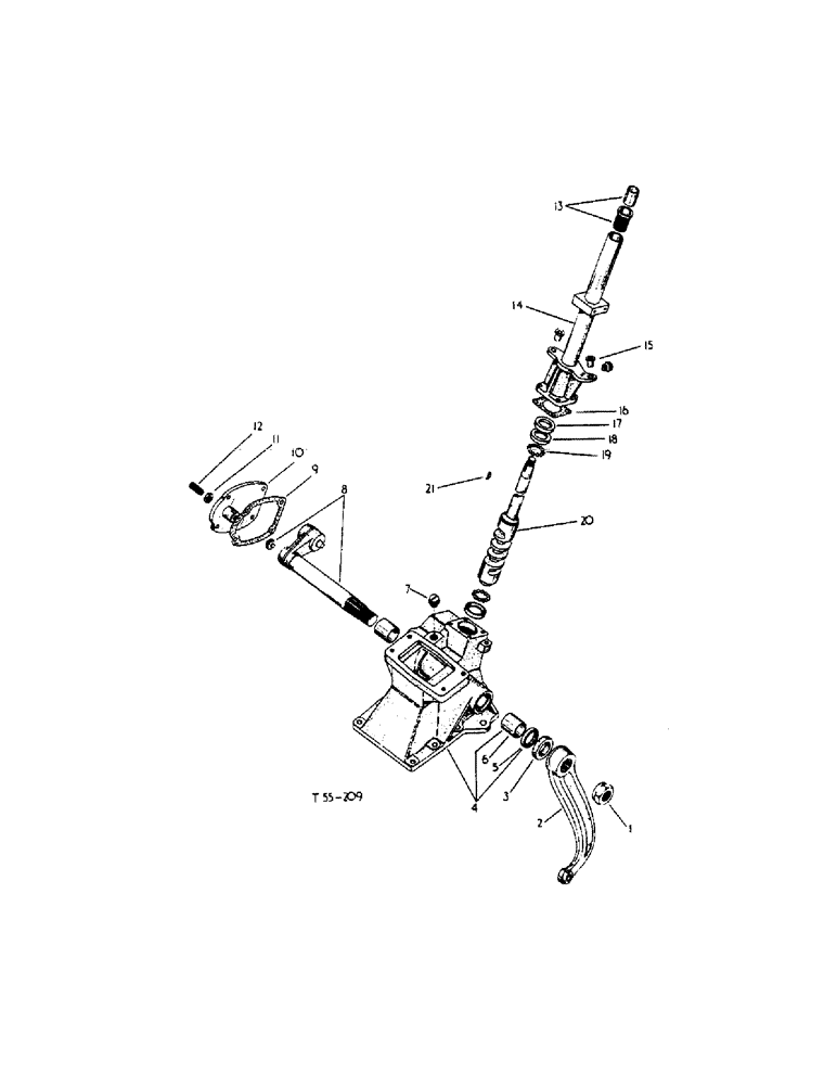 Схема запчастей Case IH 276 - (4-19[1]) - STEERING BOX ASSEMBLY (05) - STEERING