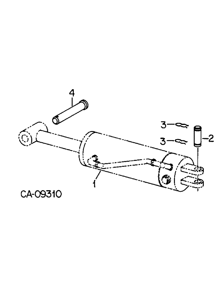 Схема запчастей Case IH 1470 - (10-51) - HYDRAULICS, LEVELING CYLINDER (07) - HYDRAULICS