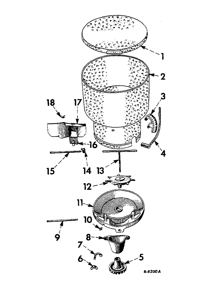 Схема запчастей Case IH U-212 - (S-2) - HOPPER 