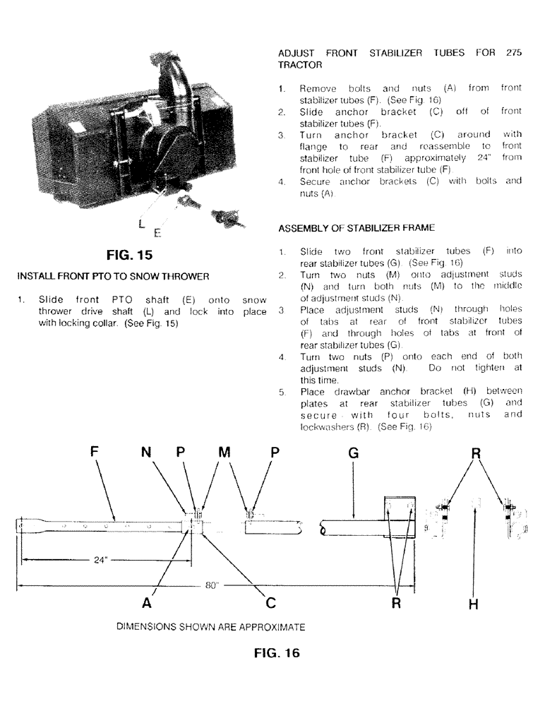 Схема запчастей Case IH C100 - (16) - PREPARATION OF SNOW THROWER 