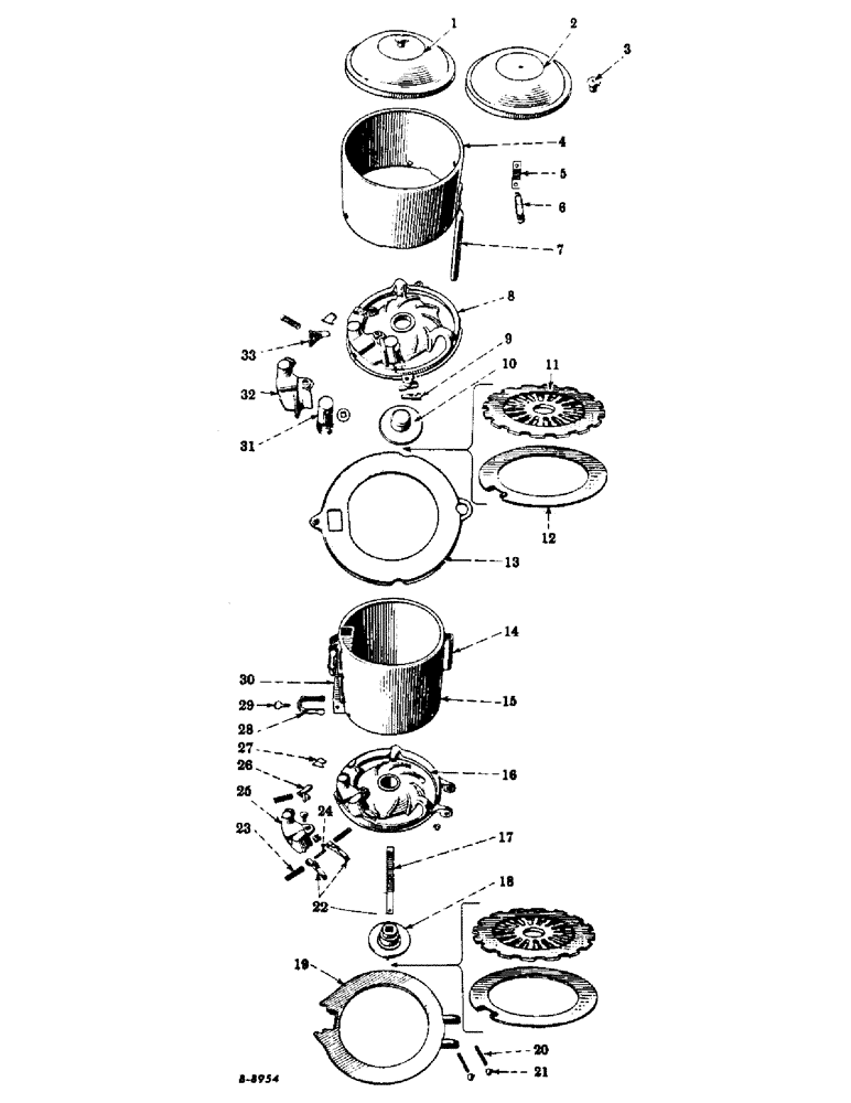 Схема запчастей Case IH 251 - (X-32) - CORN AND PEA 