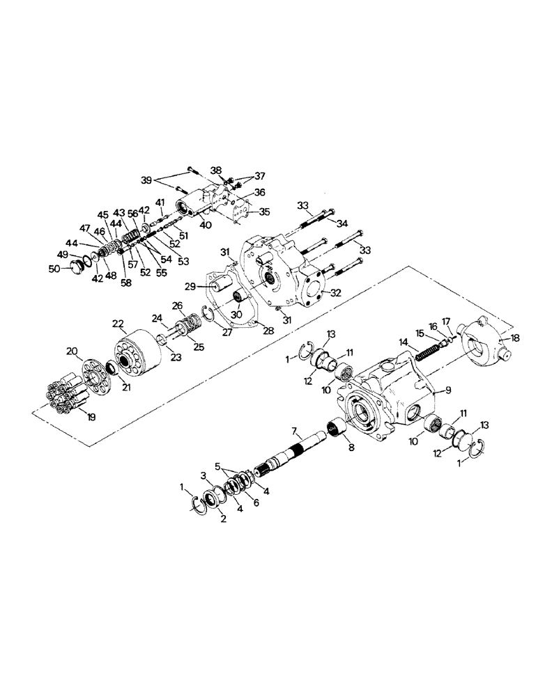 Схема запчастей Case IH CP-1325 - (08-11) - HYDRAULIC PUMP ASSEMBLY (07) - HYDRAULICS