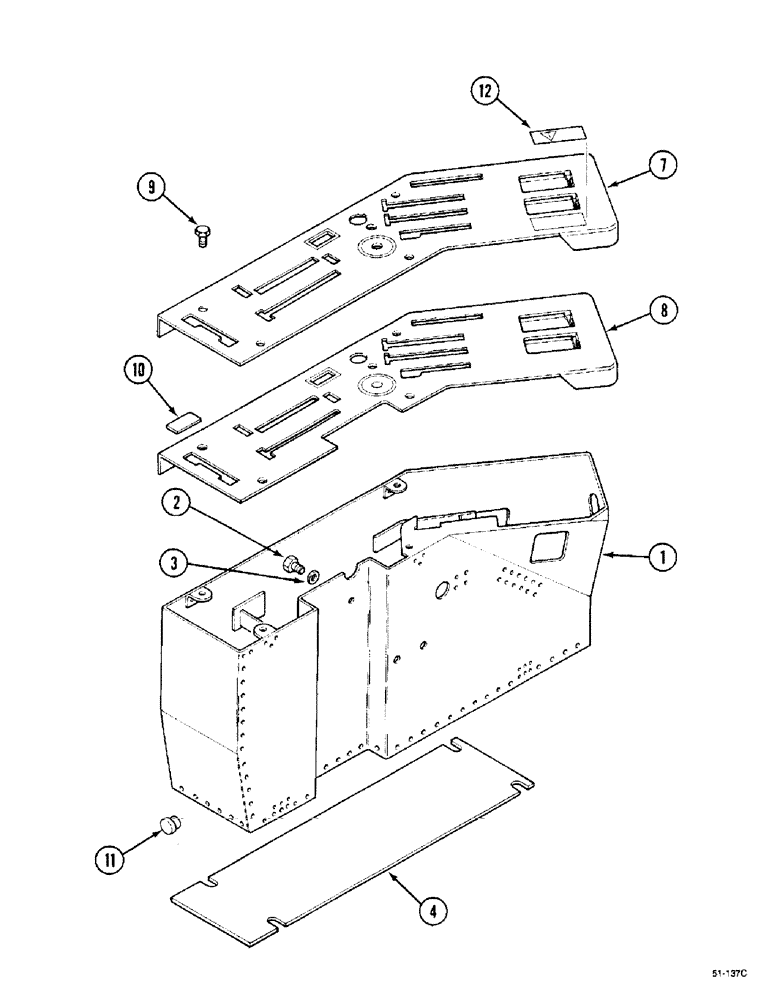 Схема запчастей Case IH 5150 - (9D-02) - CONTROL CONSOLE, RIGHT (09) - CHASSIS/ATTACHMENTS