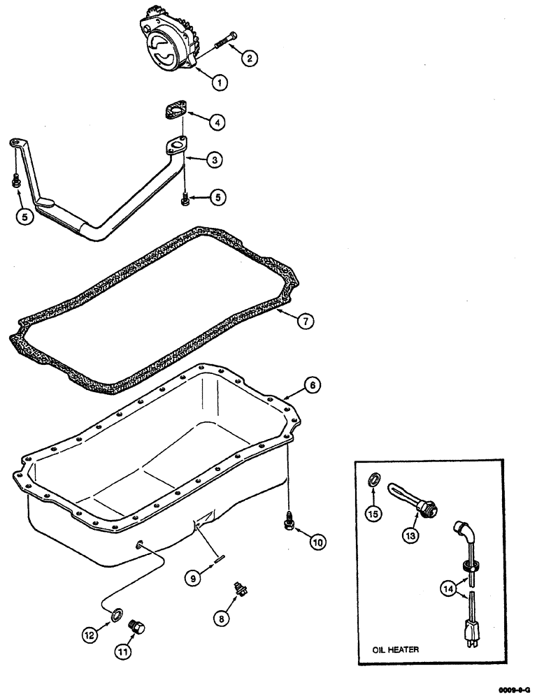 Схема запчастей Case IH 8860 - (10-22) - OIL PUMP AND OIL PAN (4-390 AND 4T-390 EMISSIONS CERTIFIED ENGINE) (10) - ENGINE