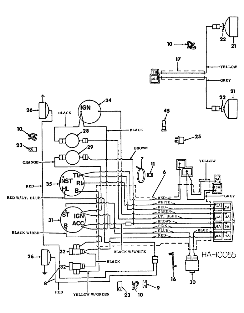 Схема запчастей Case IH 5000 - (08-06) - ELECTRICAL, ELECTRICAL SYSTEM, FOR USE ON 5000 WINDROWERS PRIOR TO SERIAL NUMBER 1001 (06) - ELECTRICAL