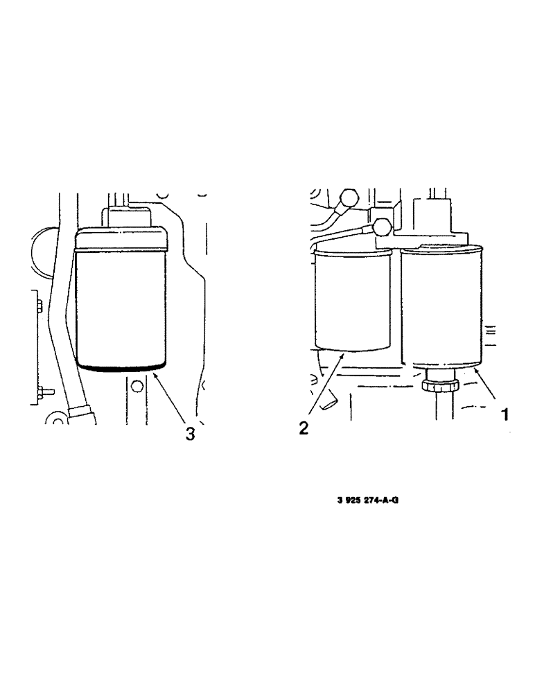 Схема запчастей Case IH 8850 - (02-20) - FUEL AND OIL FILTER ASSEMBLY, CDC DIESEL (03) - FUEL SYSTEM