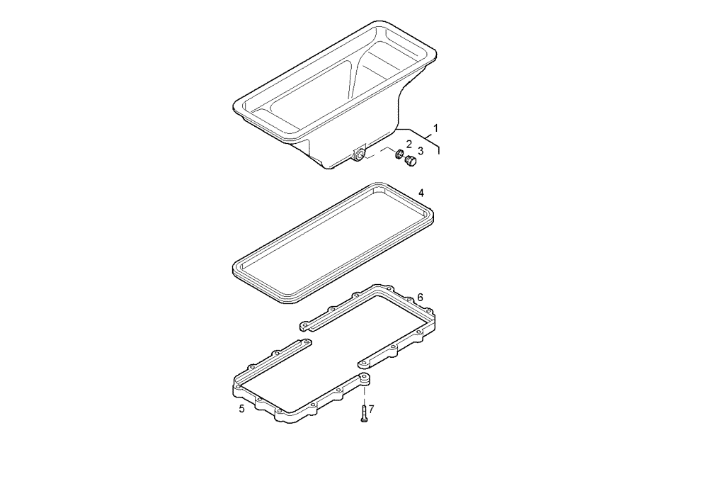 Схема запчастей Case IH F3AE0684G B003 - (0420.179) - OIL SUMP 