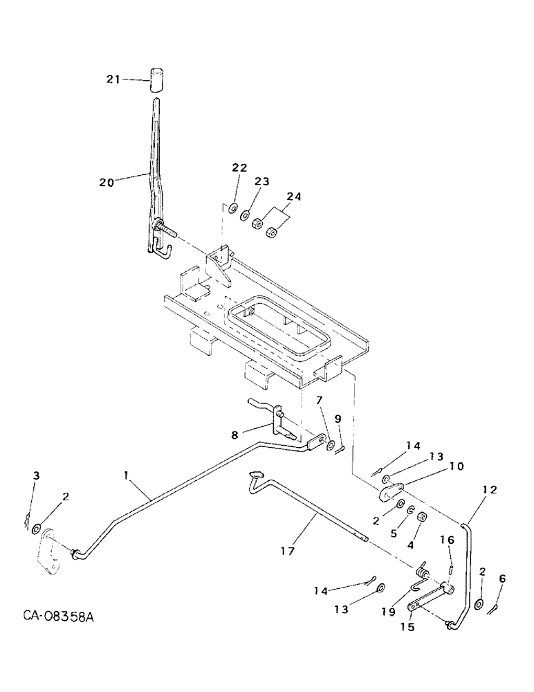 Схема запчастей Case IH 254 - (12-11) - POWER, ENGINE CONTROLS, 244 AND 254 Power