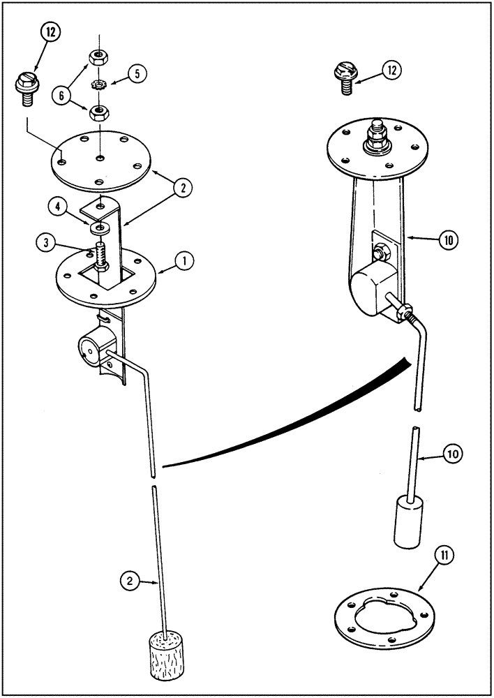 Схема запчастей Case IH 9250 - (3-010) - FUEL TANK SENSOR (03) - FUEL SYSTEM