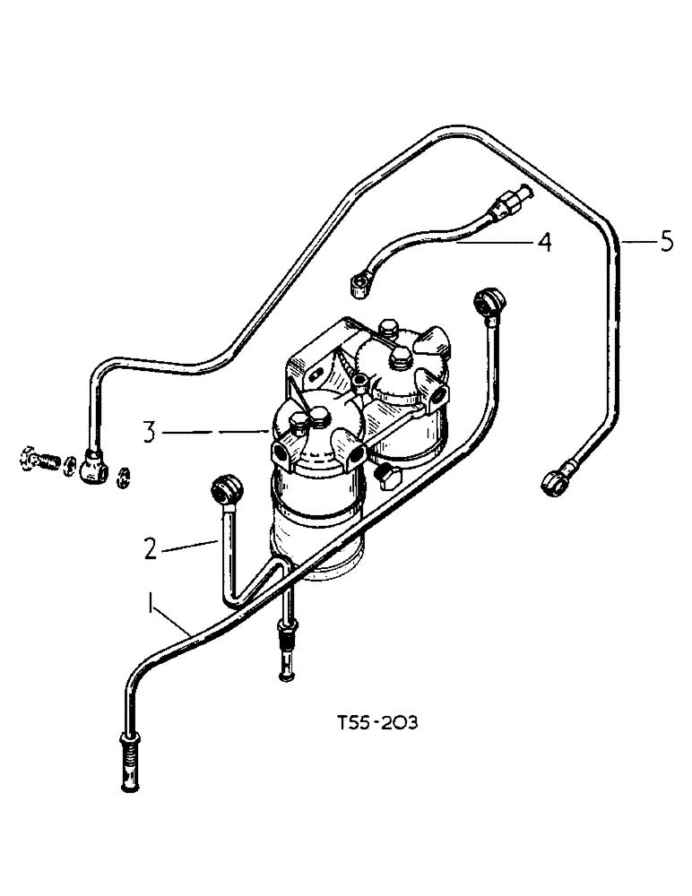 Схема запчастей Case IH 276 - (6-51) - FUEL FILTER AGGLOMERATOR ATTACHMENT (03) - FUEL SYSTEM