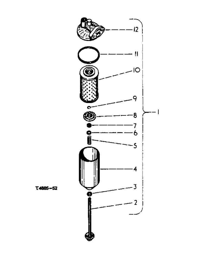 Схема запчастей Case IH 276 - (1-16) - LUBRICATING OIL FILTER (02) - ENGINE