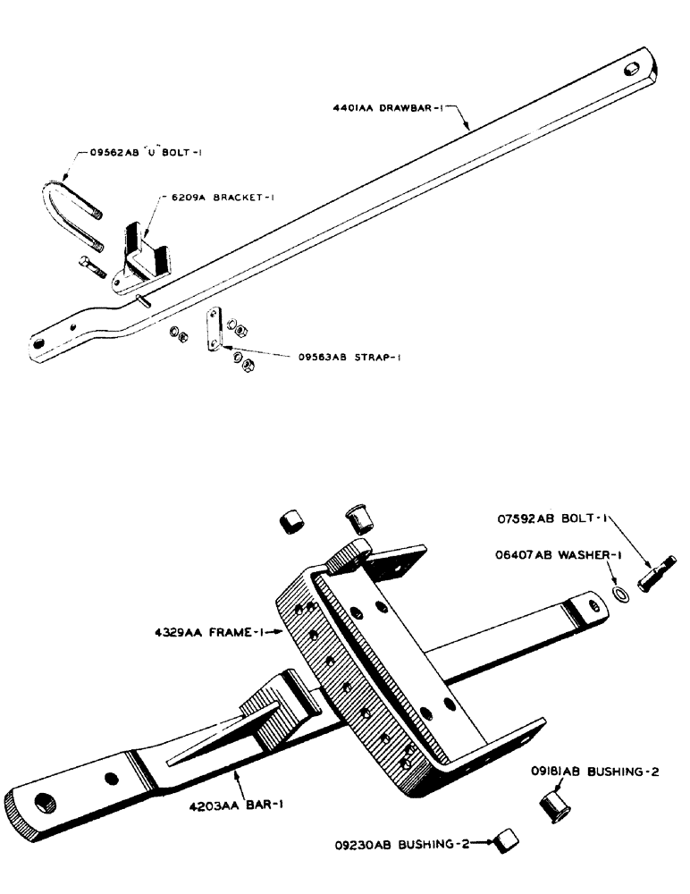 Схема запчастей Case IH S-SERIES - (134) - REVERS. TYPE AND REGULAR DRAW BAR, FOR SC TRACT. AND S TRACT. WITH PTO (09) - CHASSIS