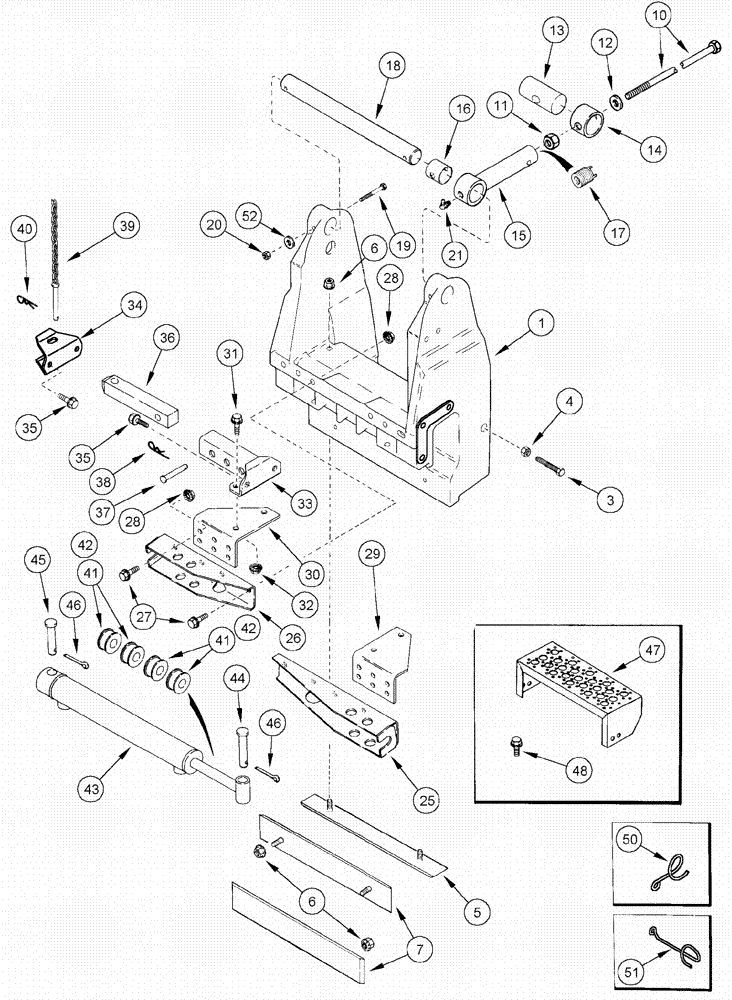 Схема запчастей Case IH 620 - (09A-33) - DRUM SUPPORT ASSEMBLY - 6 ROW NARROW (13) - PICKING SYSTEM