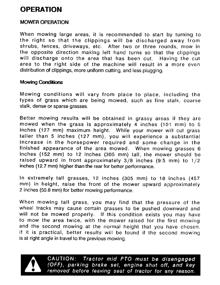 Схема запчастей Case IH 61MS - (21) - OPERATION 