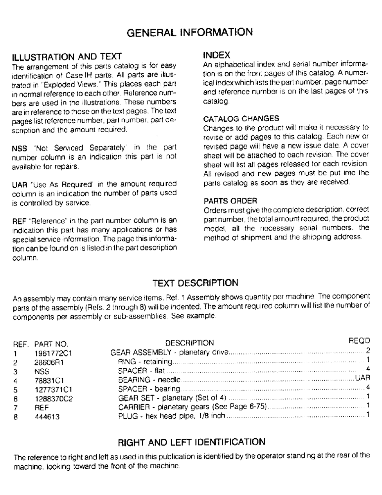 Схема запчастей Case IH M172 - (60) - GENERAL INFORMATION (05) - SERVICE & MAINTENANCE