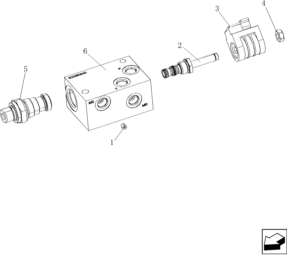 Схема запчастей Case IH 7130 - (35.760.04) - VALVE ASSEMBLY - FEEDER REVERSER (35) - HYDRAULIC SYSTEMS