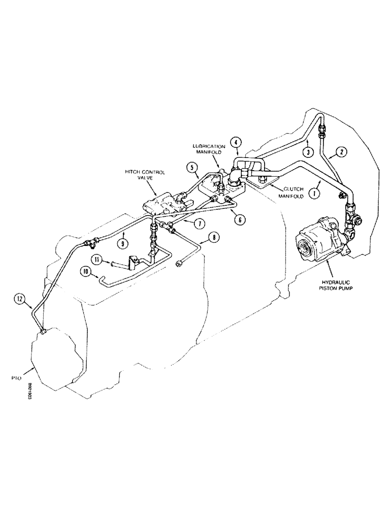 Схема запчастей Case IH 7110 - (1-22) - PICTORIAL INDEX, LUBRICATION HYDRAULICS, TRANSMISSION SERIAL NUMBER AJB0055133 AND AFTER (00) - PICTORIAL INDEX
