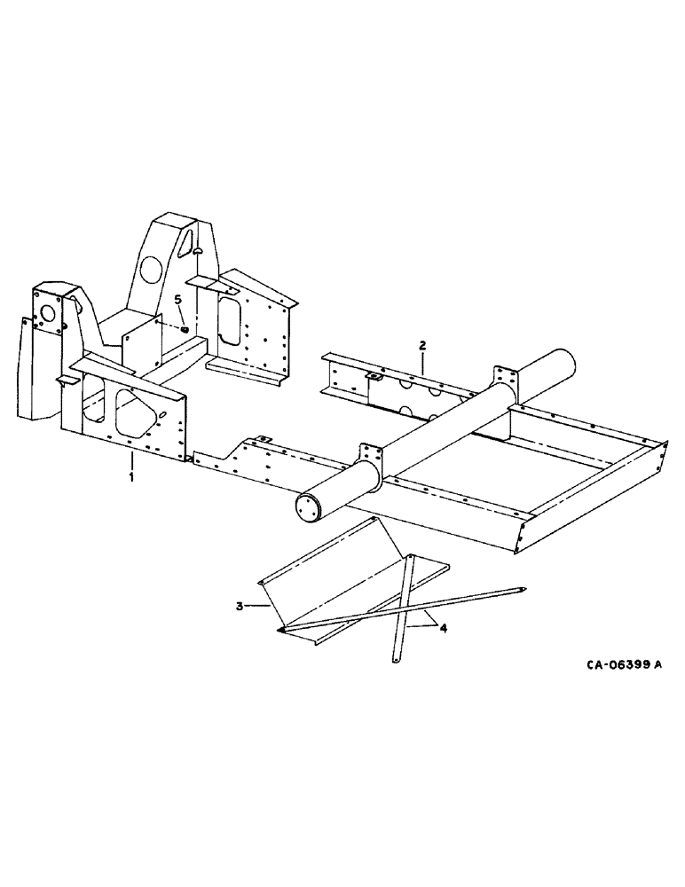 Схема запчастей Case IH 1470 - (20-03) - SEPARATOR, MAIN SILL AND BEAM BOX Separation