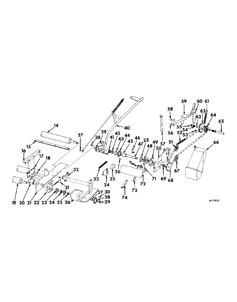 Схема запчастей Case IH 503 - (297) - WINDROW PICKUP BELT TYPE, BASIC AND RUNNER SHOE (58) - ATTACHMENTS/HEADERS