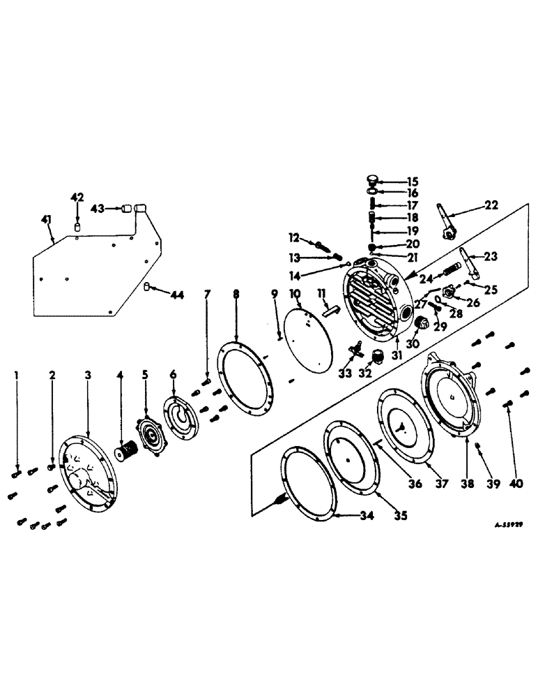 Схема запчастей Case IH 303 - (348) - BD-220 ENGINE, 3-9/16 X 3-11/16, FUEL REGULATOR, FOR LP GAS BURNING ENGINES (10) - ENGINE
