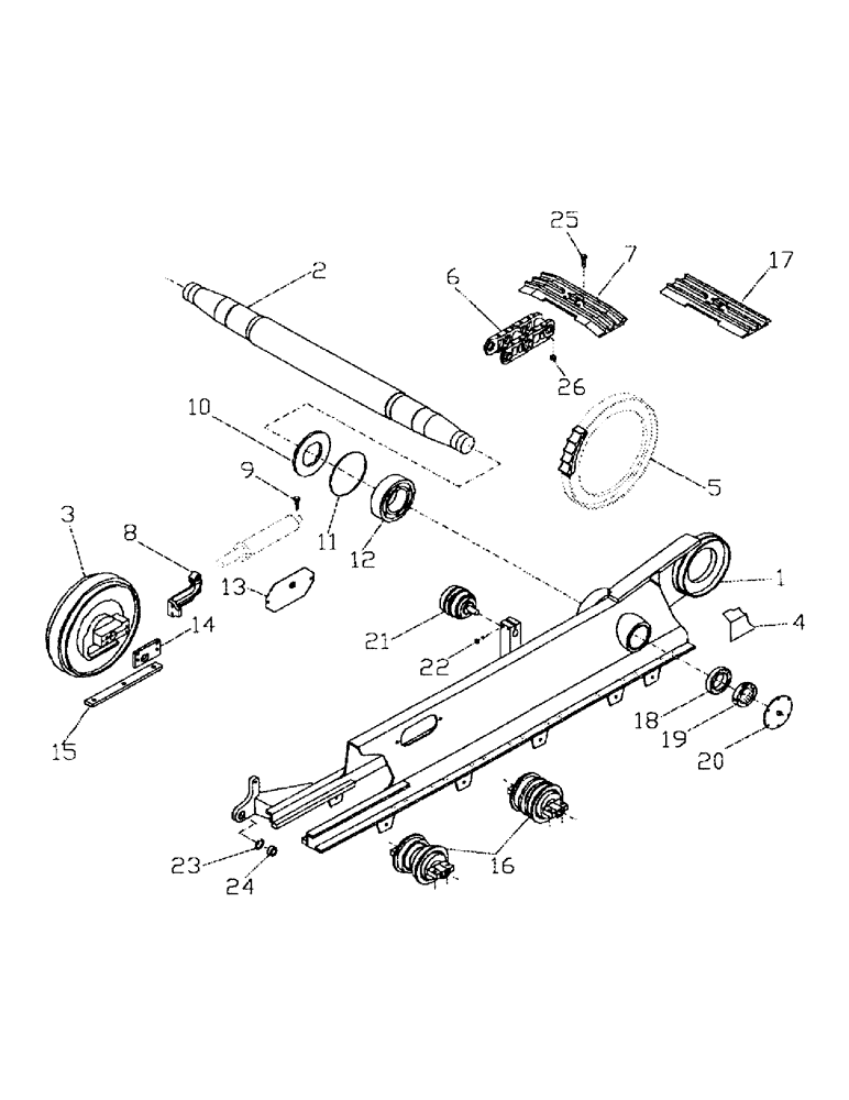 Схема запчастей Case IH 7700 - (A10-01) - FULL TRACK, 7700 Mainframe & Functioning Components