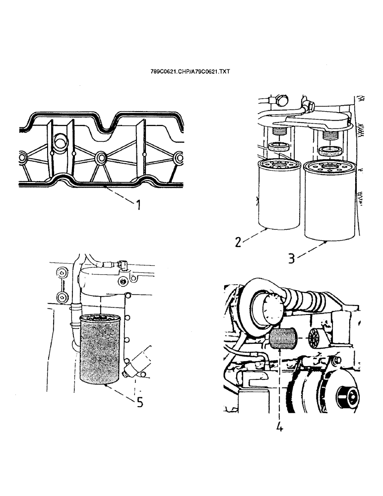 Схема запчастей Case IH 7700 - (C06-21) - ENGINE, FILTERS Engine & Engine Attachments