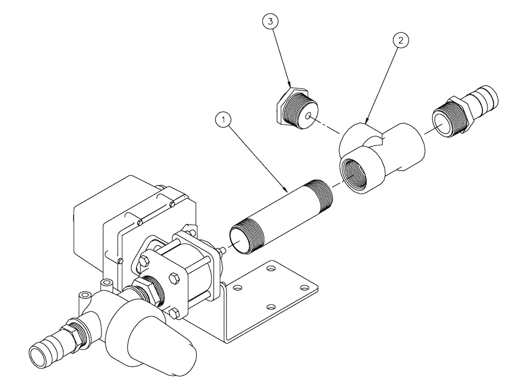Схема запчастей Case IH SPX4260 - (11-004) - TEE VALVE GROUP, RIGHT BOOM Options