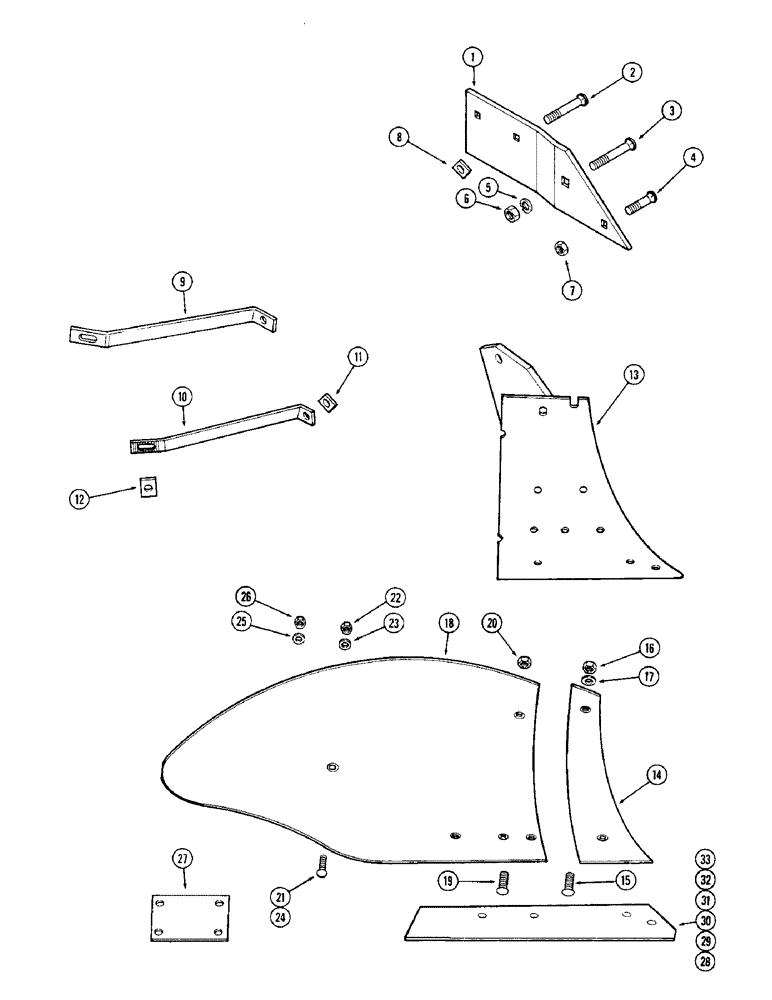 Схема запчастей Case IH 700-SERIES - (28) - BOTTOM, 18 INCH STUBBLE 