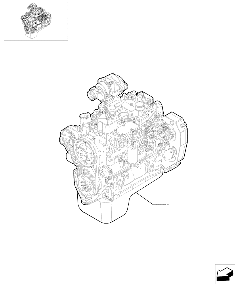 Схема запчастей Case IH F4GE0484C D601 - (0.02.1[01]) - ENGINE - (504057712) 