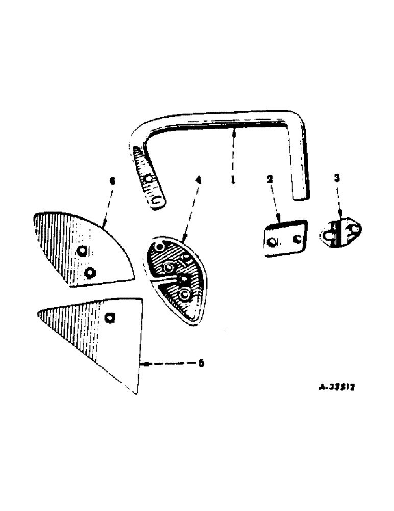 Схема запчастей Case IH 535 - (AH-08[A]) - COMBINATION STEEL JOINTER, FOR HEAVY DUTY ROLLING COLTER, ONE PER FURROW 