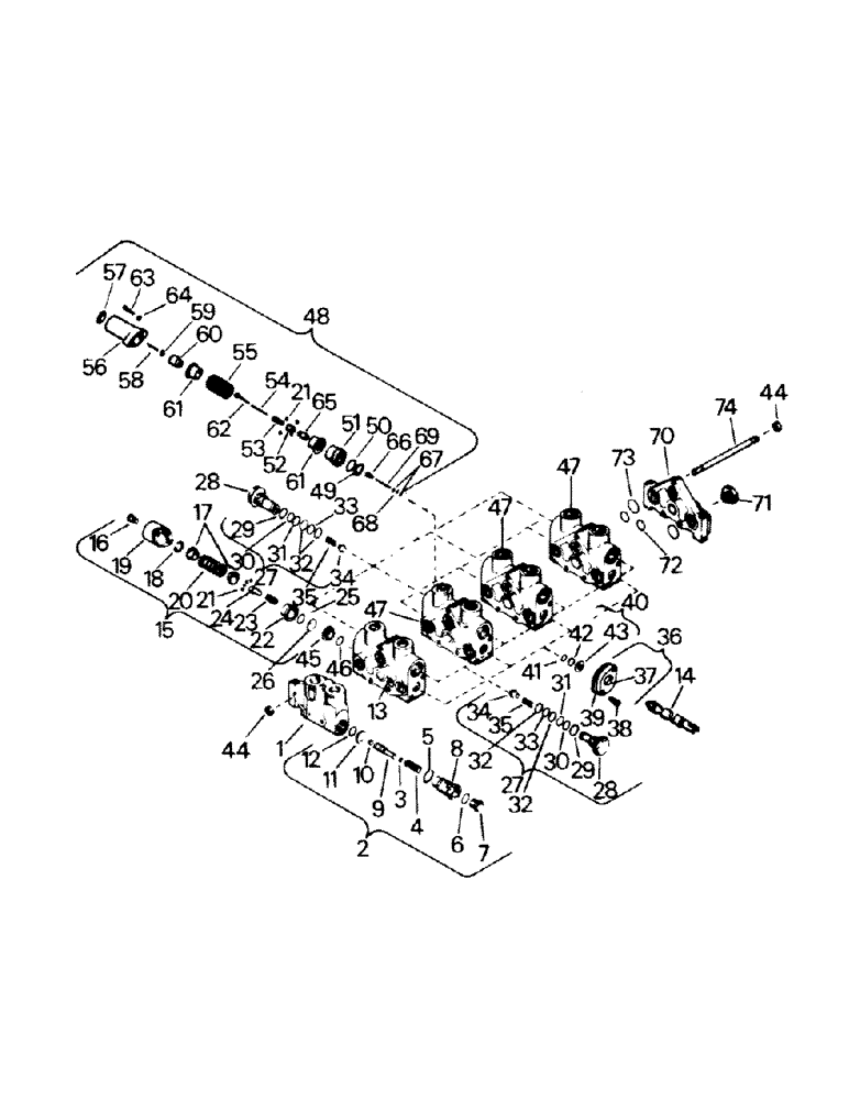 Схема запчастей Case IH ST450 - (08-17) - CONTROL VALVE (07) - HYDRAULICS