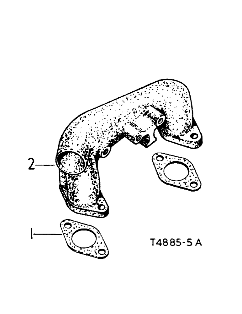 Схема запчастей Case IH 384 - (12-15) - POWER, AIR INTAKE MANIFOLD Power