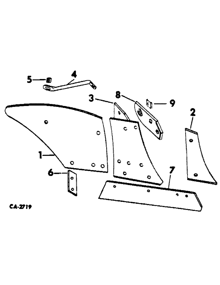 Схема запчастей Case IH L-F194 - (J-6) - SUPER CHIEF BOTTOM, HSCG, BUILT 1959 TO 1975 
