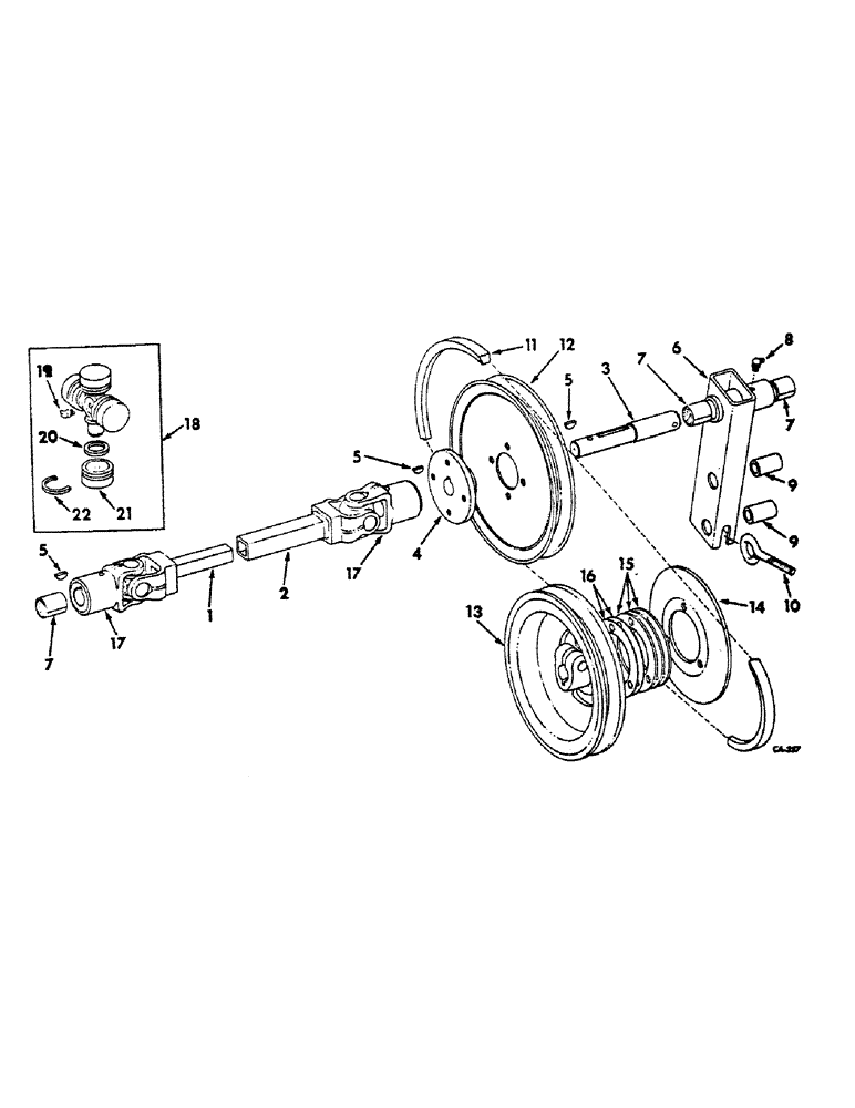 Схема запчастей Case IH 816 - (G-26) - REEL DRIVE CONVERSION 