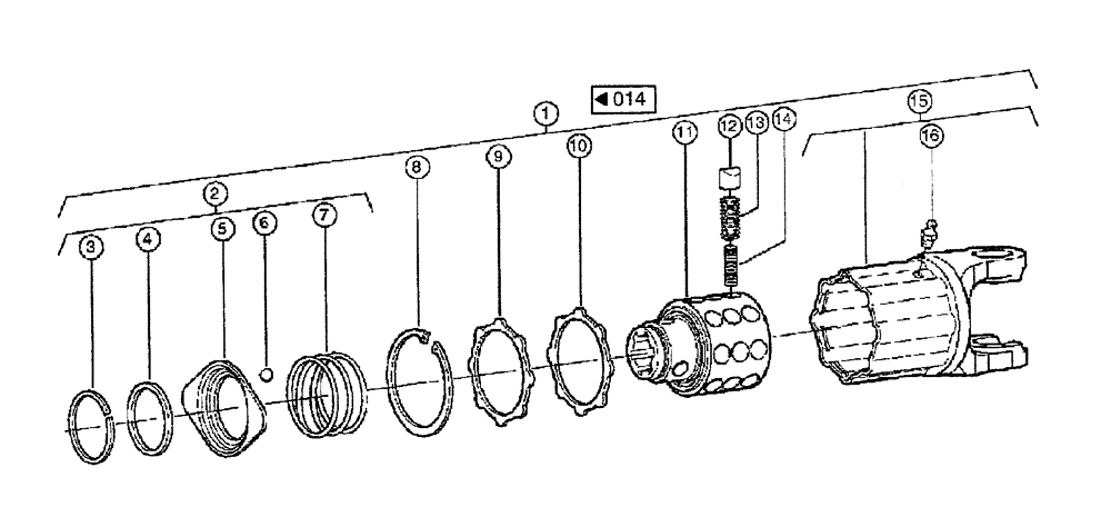 Схема запчастей Case IH 684 - (0015[1]) - STAR RATCHET (MG6M) (58) - ATTACHMENTS/HEADERS