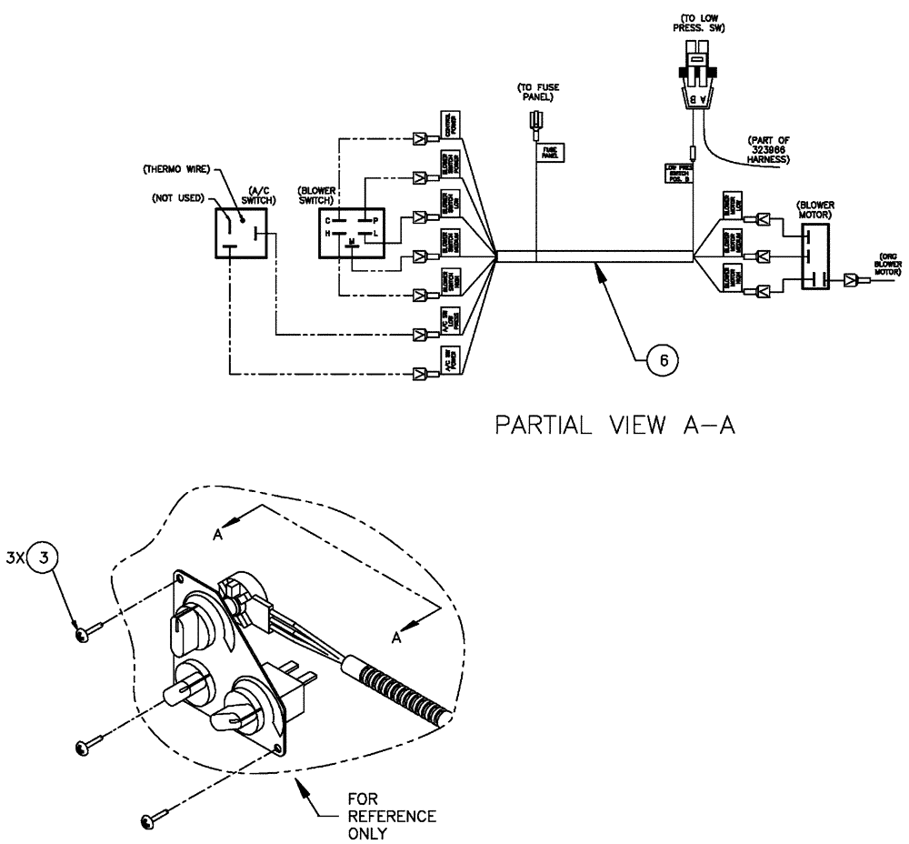Схема запчастей Case IH FLX4375 - (01-018) - MISC ITEMS CLIMATE CONTROL GROUP (10) - CAB